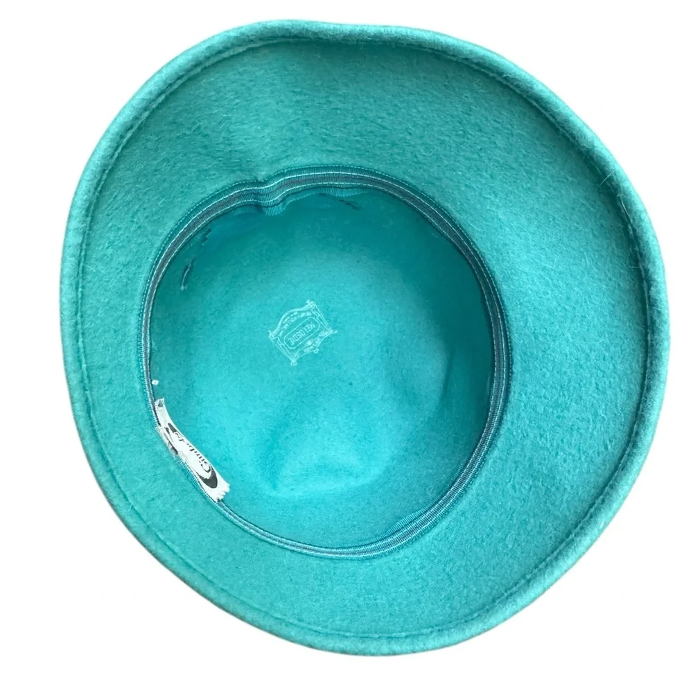 NIB Early‎ 1960s Gimbels 100% Wool w/Rhinestone Cloche Hat - Picture 7 of 11
